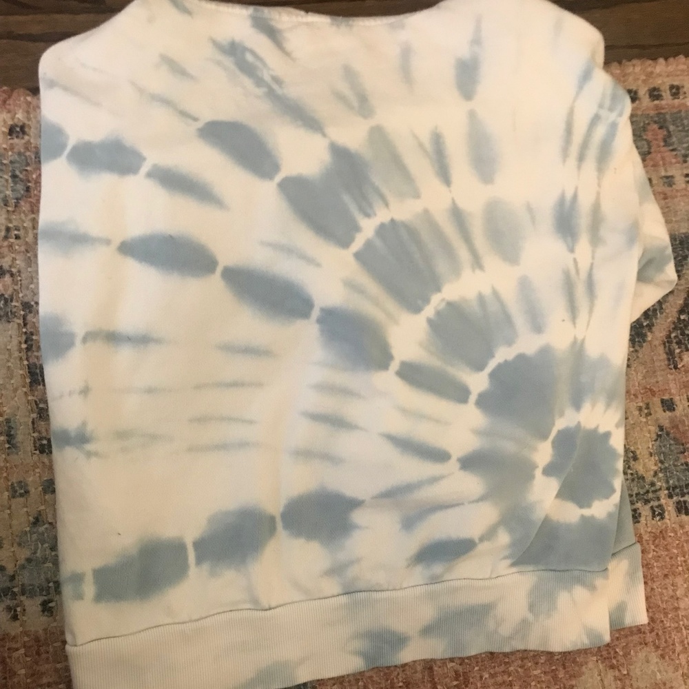 Light blue tie dye hoodie